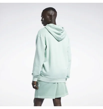 Худи мужское Reebok Cl Nd Hoodie Green H54452