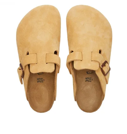 Тапочки жіночі Birkenstock Boston Beige 1026181