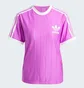 Футболка жіноча Adidas Adicolor 3-Stripes Pinstripe T-Shirt Pink IY7225
