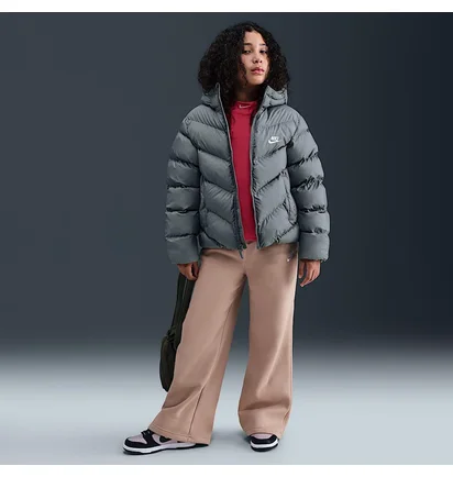 Пуховик детский Nike Sportswear All Day Play Therma-Fit Puffe Grey HQ4976-084