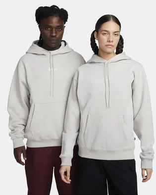 Худи унисекс Nike Sb Fleece Pullover Skate Hoodie Grey FN2502-003