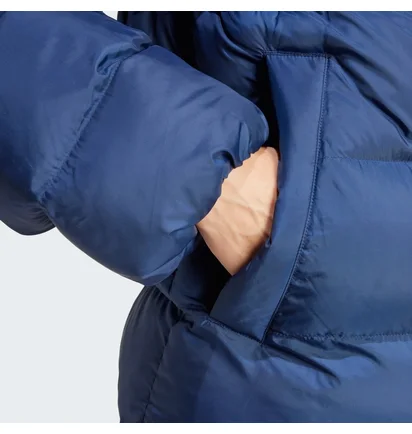 Пуховик мужской Adidas Tonal Hooded Puffer Blue IY3397