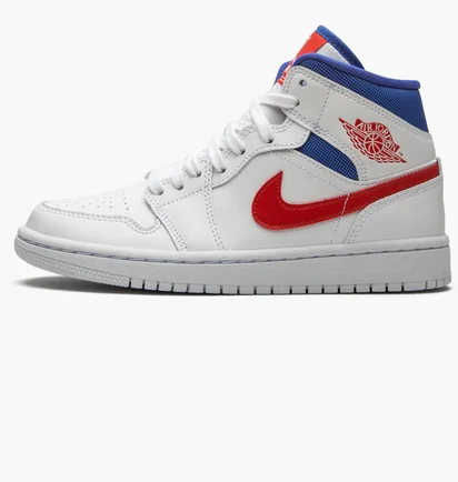 Кроссовки женские Air Jordan Wmns 1 Mid White BQ6472-164