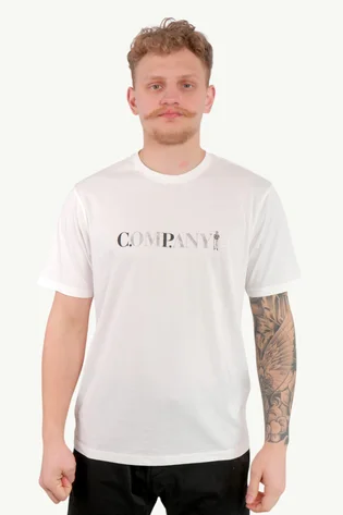 Футболка мужская C.P. Company Jersey White 20CMTS085A-005100W-103