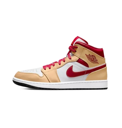Кроссовки детские Nike Air Jordan 1 Mid (Gs) Beige 554725-201