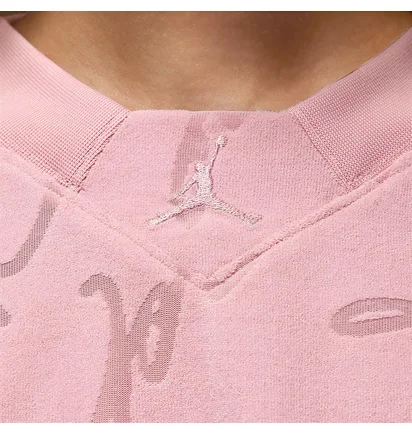 Футболка женская Air Jordan Ss Knit Top Ssnl Pink FN5732-607