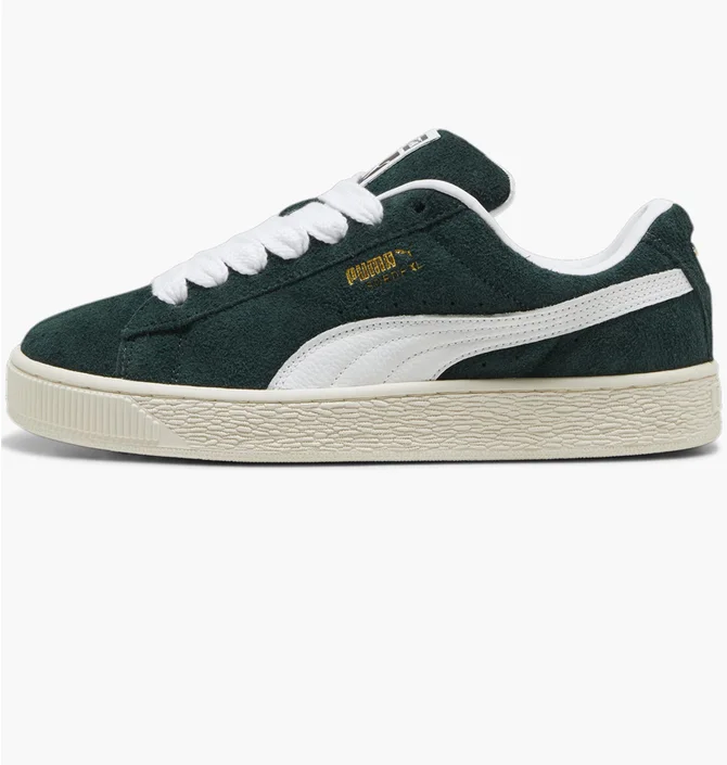 Кроссовки мужские Puma Suede Xl Hairy Sneakers Green 397241-02
