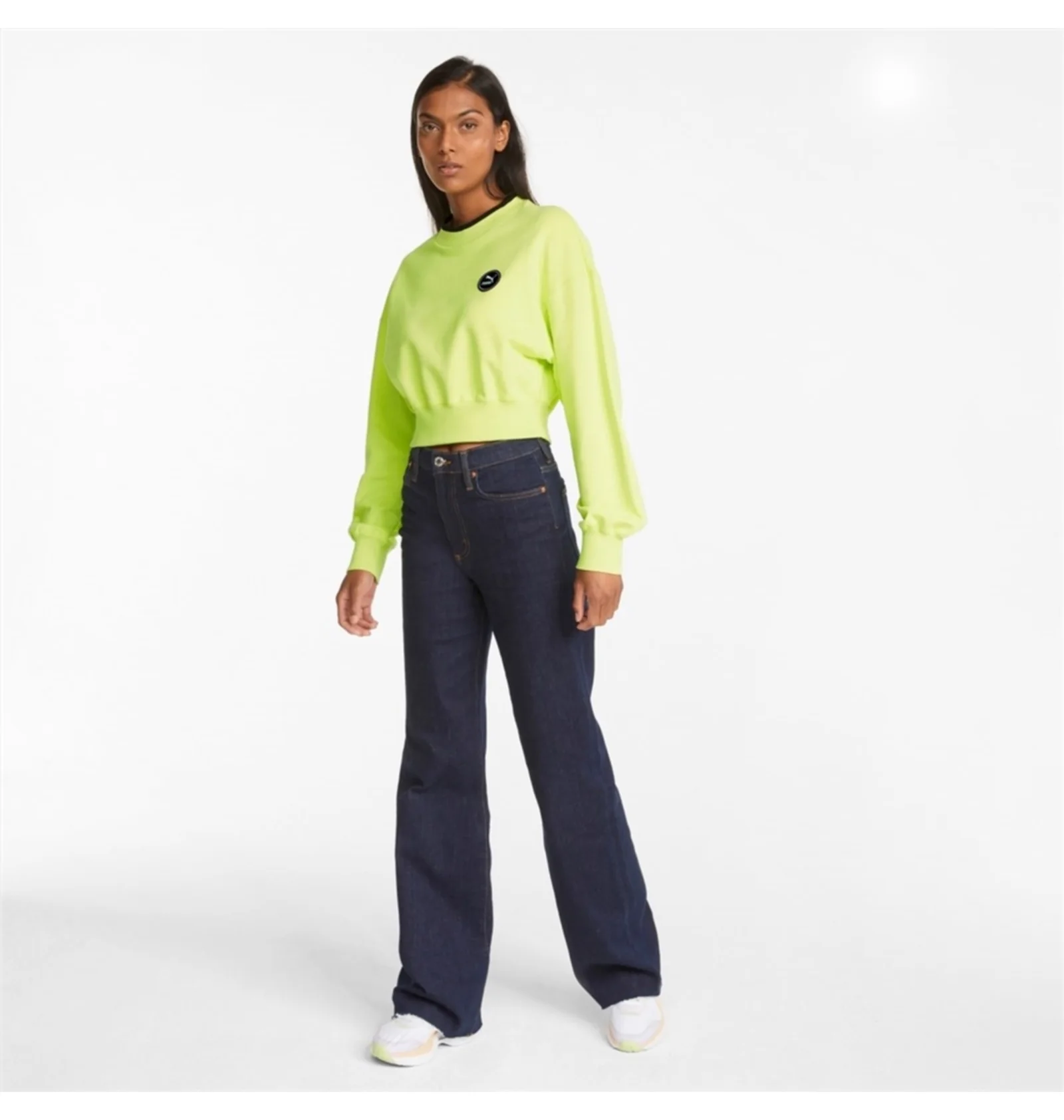 ᐉ Свитшот женский Puma Swxp Green 533562-29 - купить в интернет