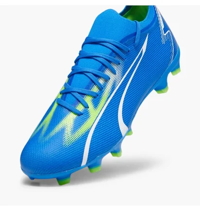 Бутсы унисекс Puma Ultra Match Fg/Ag Blue 107347-03