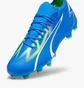 Бутсы унисекс Puma Ultra Match Fg/Ag Blue 107347-03