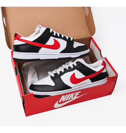 Кроссовки мужские Nike Dunk Low Retro White/Black Fb3354-001