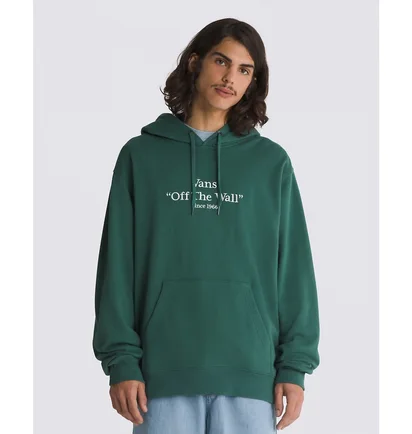 Худи мужское Vans Quoted Loose Pullover Hoodie Green VN000GE2BDX