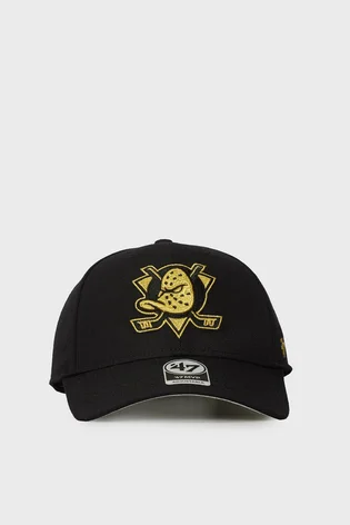 Кепка унисекс 47 brand Anaheim Ducks Metallic Snap Black MTLCS25WBP-BKC