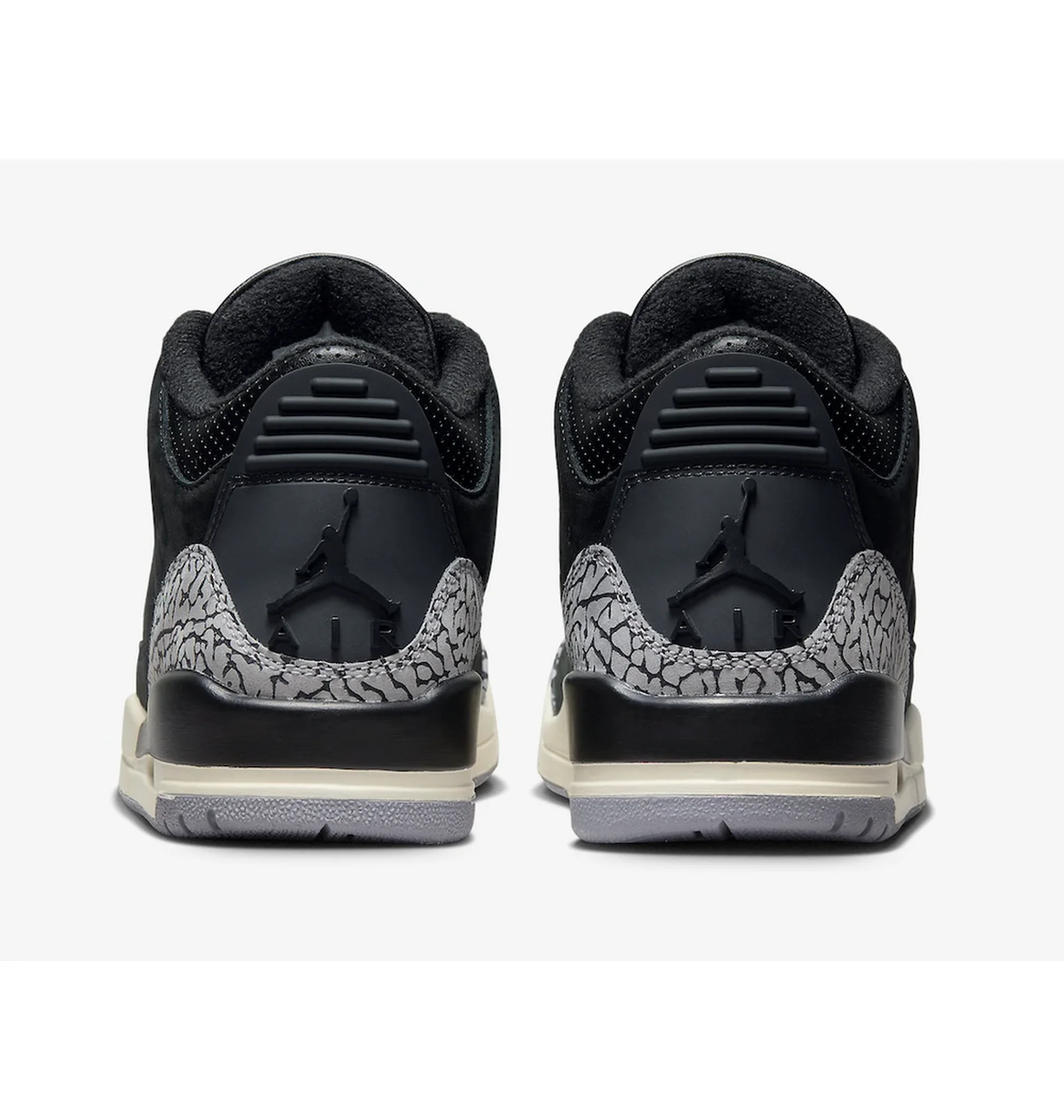 ᐉ Кроссовки женские Air Jordan 3 Retro Off Noir Black CK9246-001