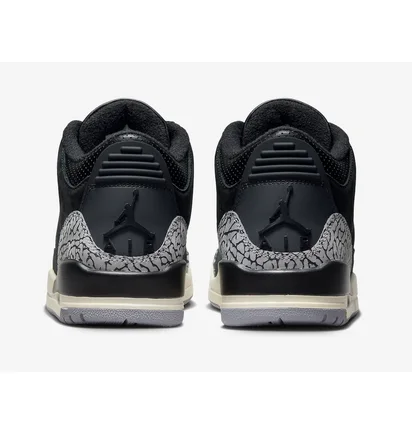 Кроссовки женские Air Jordan 3 Retro Off Noir Black CK9246-001