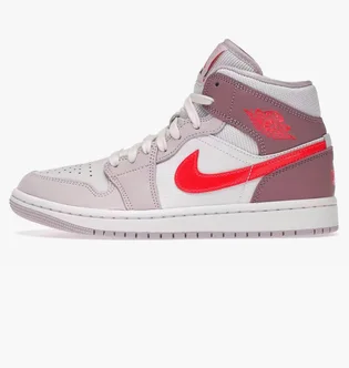 Кроссовки женские Air Jordan 1 Mid "Valentines Day" Pink Dr0174-500