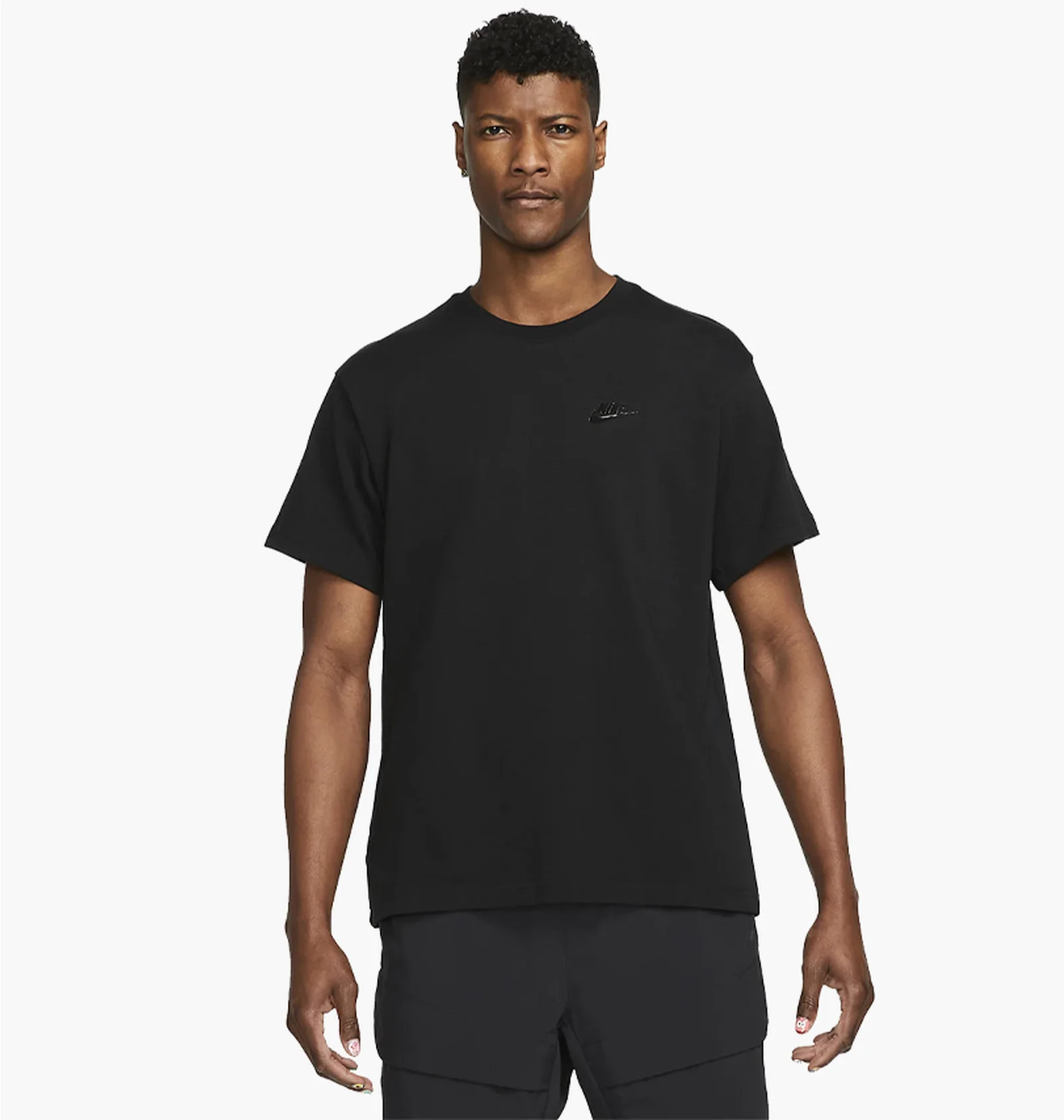ᐉ Футболка мужская Nike M Nsw Knit Ltwt Ss Top Black Dm6585-010