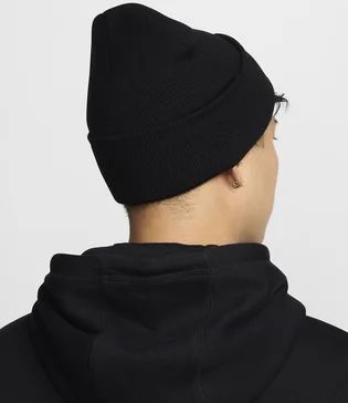 Шапка унисекс Nike Peak Swoosh Beanie Black HF0187-010