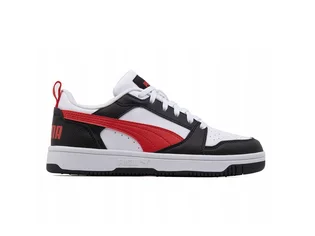 Кроссовки детские Puma Rebound V6 Lo White/Black 393833-04