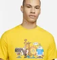 Футболка чоловіча Nike Mens Basketball T-Shirt Yellow DN3003-709