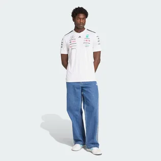 Футболка чоловіча Adidas Mercedes - Amg Petronas Formula One Team Driver White JX5798