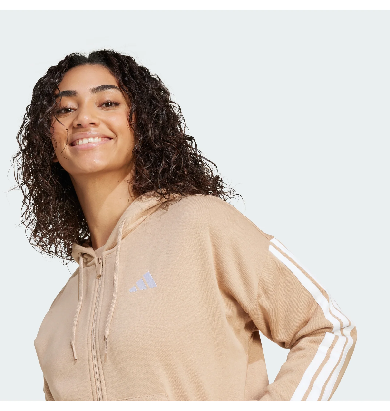 ᐉ Толстовка женская Adidas Essentials 3-Stripes Full-Zip Fleece
