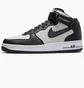Кроссовки мужские Nike X Stüssy Air Force 1 07 Mid Casual Shoes Black/Grey DJ7840-002