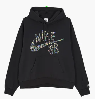 Худи мужское Nike Sb Sugar High Fleece Hood Pull -Over Black HJ2896-010