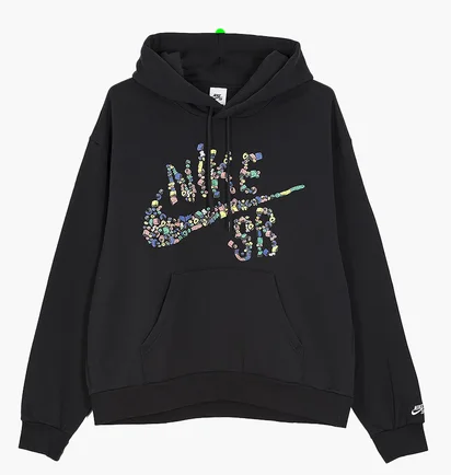 Худі чоловіче Nike Sb Sugar High Fleece Hood Pull -Over Black HJ2896-010