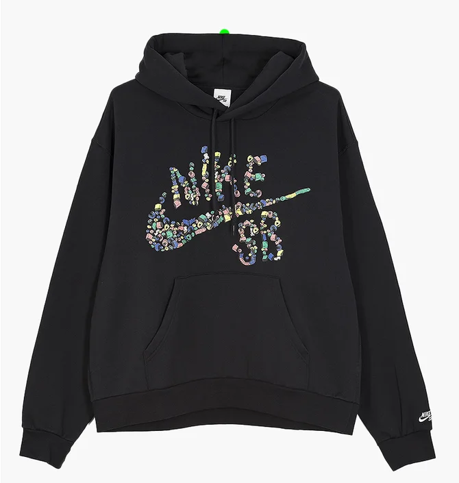 Худі чоловіче Nike Sb Sugar High Fleece Hood Pull -Over Black HJ2896-010