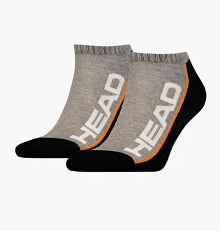 Носки унисекс HEAD Stripe Sneaker Grey/Black (2 пары) 781008001-235