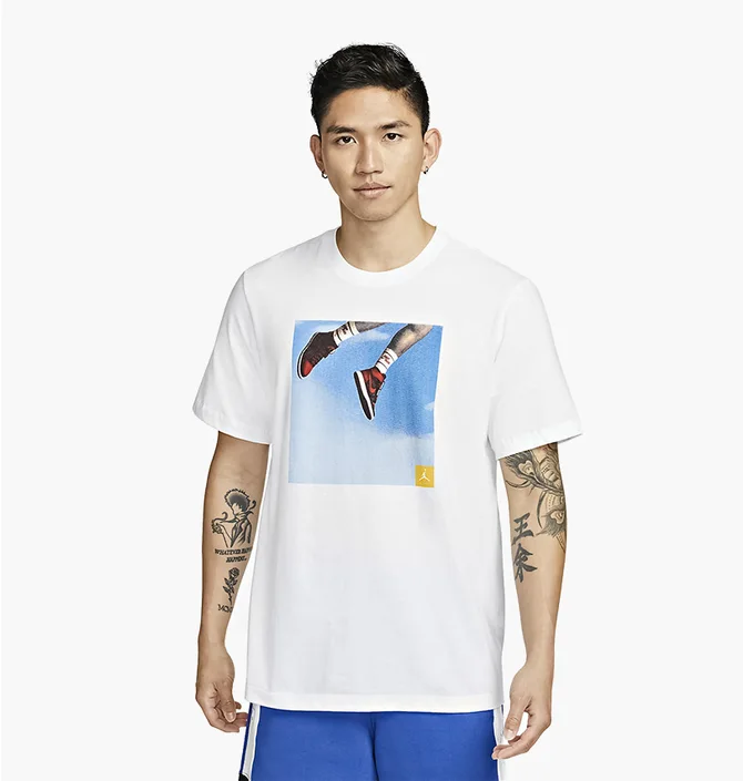 Футболка чоловіча Air Jordan M J Jmpmn Photo Ss Crew White DA9894-100