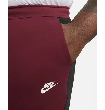 Штани чоловічі Nike Tech Fleece Taped Jogger Pants Bordo/Black Cu4495-018