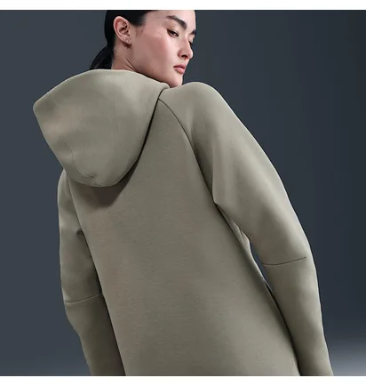 Толстовка женская Nike Sportswear Windrunner Tech Fleece Olive HV6747-320