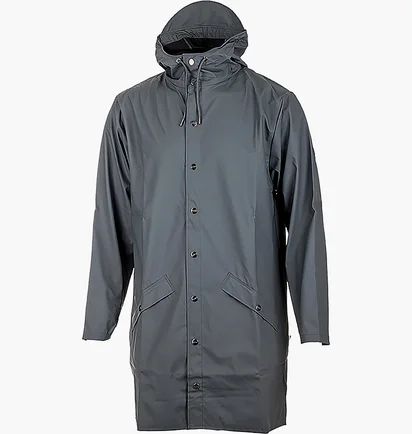 Пальто унісекс Rains Jackets Blue 1202-SLATE