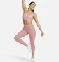 Лосины женские Nike W Dri-Fit Go Hr Tght Pink DQ5668-618