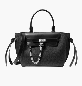 Сумка женская Michael Kors Hamilton Legacy Small Logo Black 30S2S9HS0L-BLACK-43904
