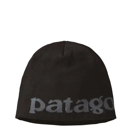 Шапка чоловіча Patagonia Beanie Logo Black 28860LGBK