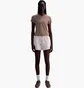 Футболка женская Nike Chill Knit Brown/Beige HF9524-233
