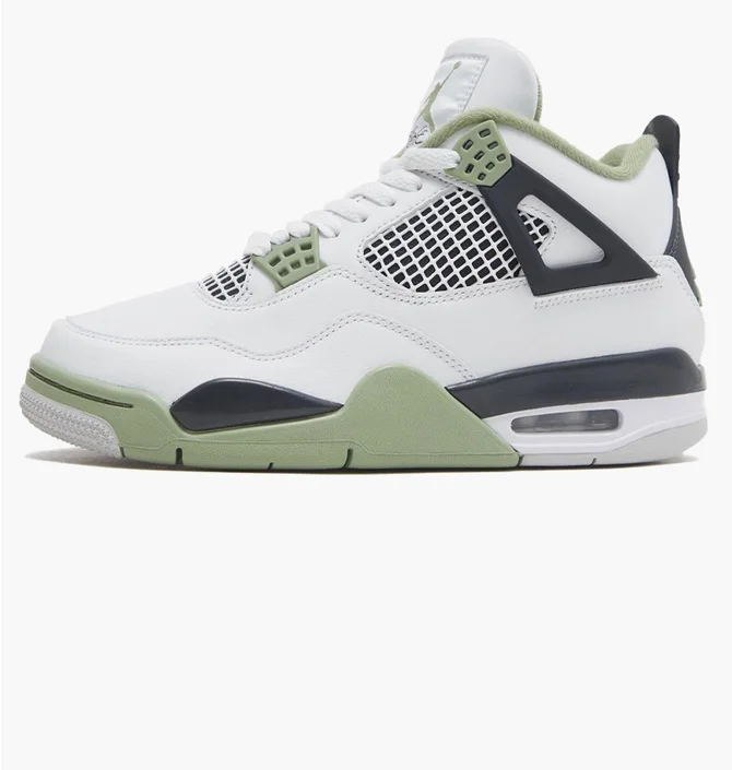 Кроссовки женские Air Jordan 4 Retro Seafoam White Aq9129-103