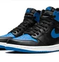 Кросівки чоловічі Air Jordan 1 Retro High Og Black/Blue 555088-007