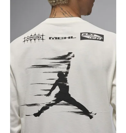 Лонгслів чоловічий Air Jordan T-Shirt Mvp Beige FZ1971-133
