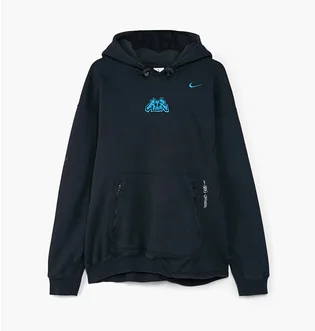 Худи мужское Nike Fleece Hoodie X Off-White Black DN1759-010