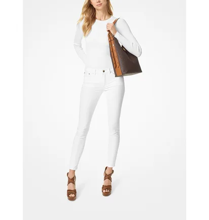 Сумка жіноча Michael Kors Bowery Large Logo Shoulder Bag Brown 30S0GBOH7B-BRN-ACORN-47067