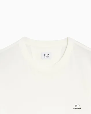 Футболка чоловіча CP Company Logo Patch White RCCMTS726A005100W-103