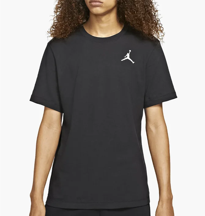Футболка чоловіча Air Jordan M J Jumpman Emb Ss Crew Black DC7485-010