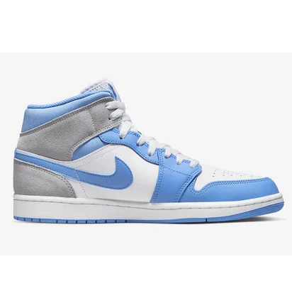 Кросівки чоловічі Nike Jordan 1 Mid Se Grey/Blue Dx9276-100