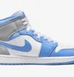 Кросівки чоловічі Nike Jordan 1 Mid Se Grey/Blue Dx9276-100