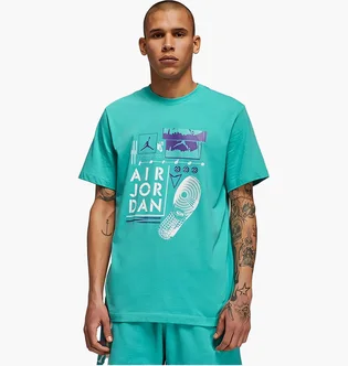 Футболка чоловіча Air Jordan Brand Graphic Crew 2 Light Blue DM1424-392