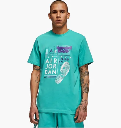 Футболка мужская Air Jordan Brand Graphic Crew 2 Light Blue DM1424-392
